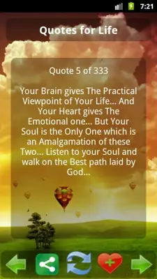 My Quotes For Life android App screenshot 7